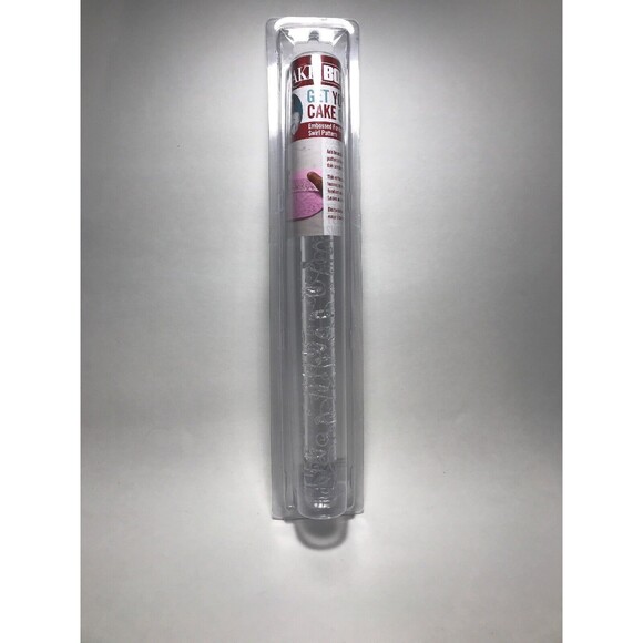 Cake Boss get your cake on embossed fondant rolling pin swirl pattern-new - Picture 1 of 3